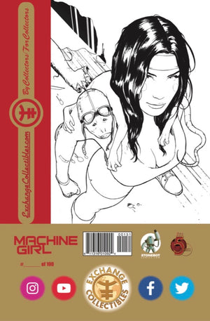 Machine Girl #1 Virgin CGC 9.8