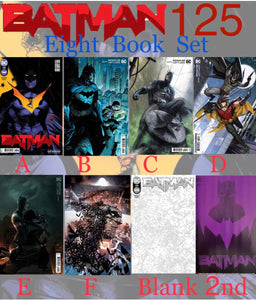 Batman 125 Eight Book Set w 2nd Print
