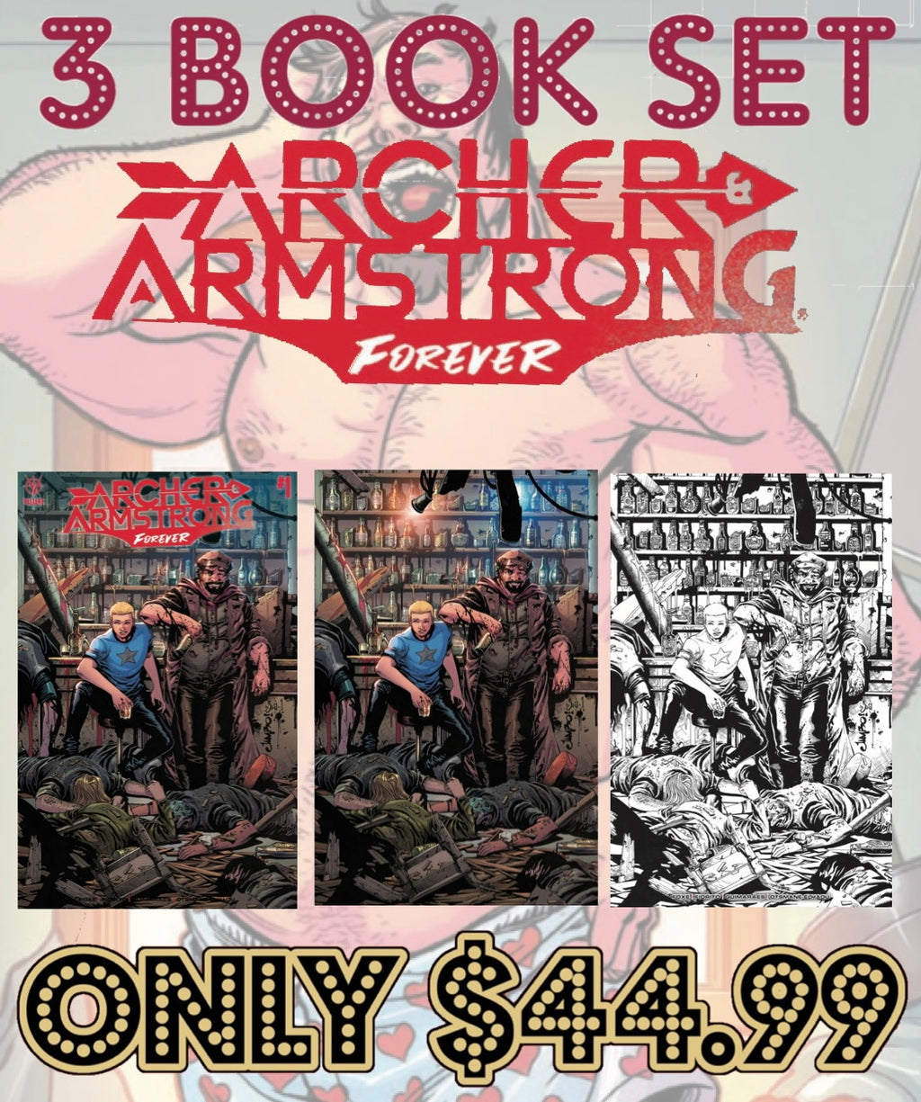 Archer & Armstrong Forever #1 Jimbo Salgado 3 Book Set