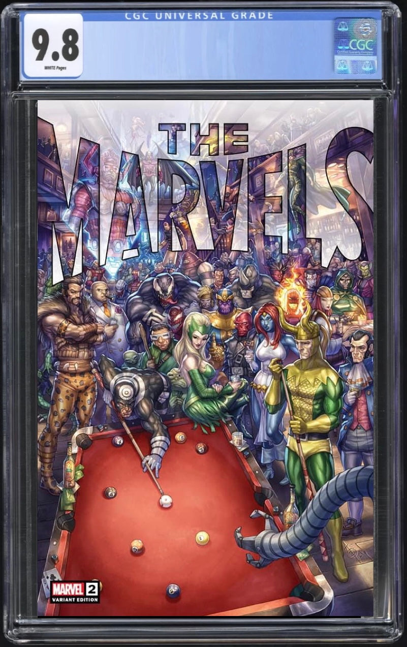 The Marvels #2 Alan Quah Trade Dress CGC 9.8