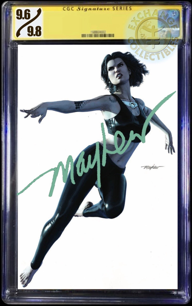 Bloodshot 10 Mayhew White Virgin CGC Signature Series Only 20