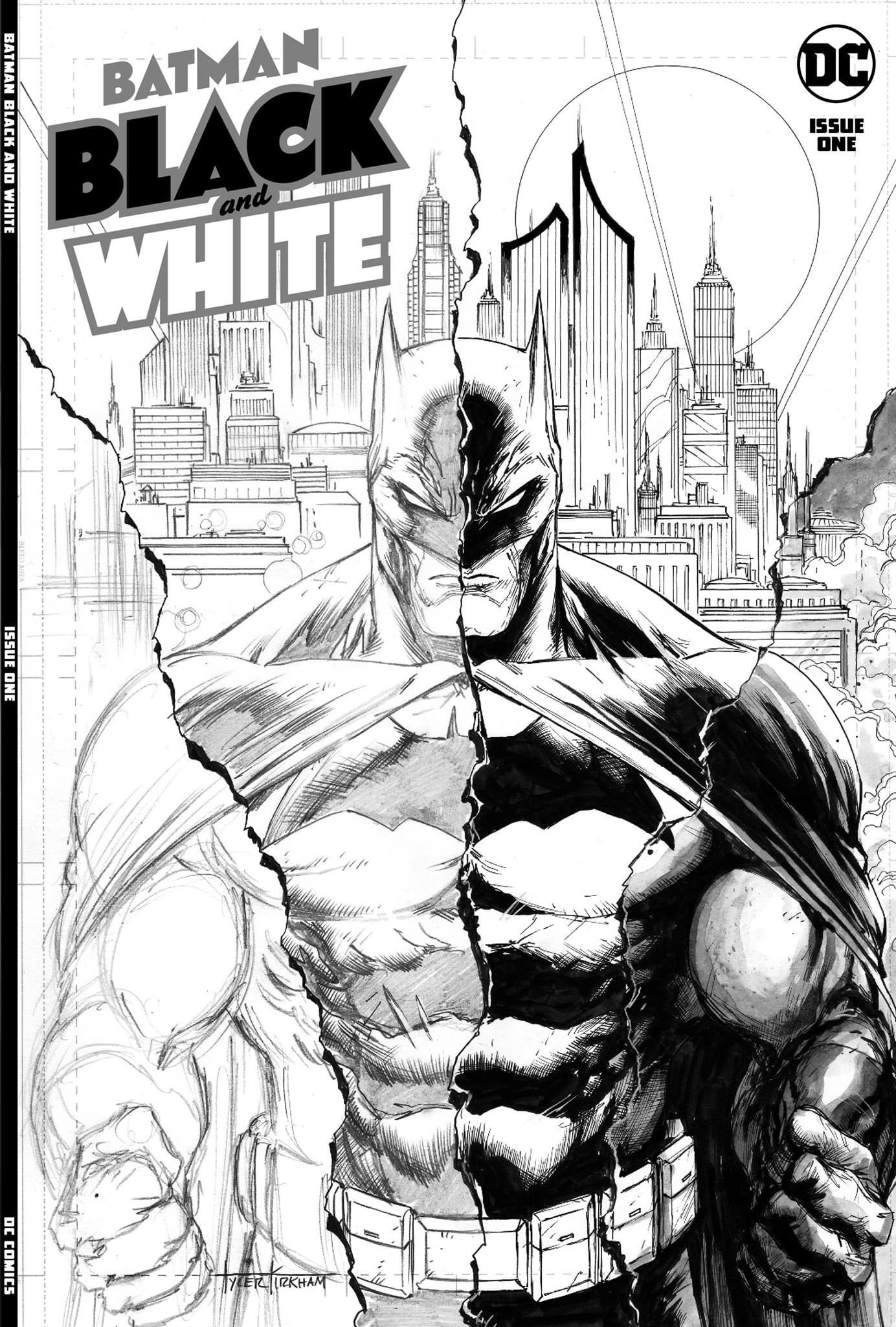 Batman Black and White #1 Kirkham 2 Book Set