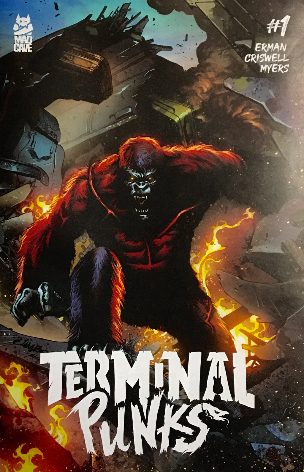 Terminal Punks #1 Jimbo Salgado Trade Dress