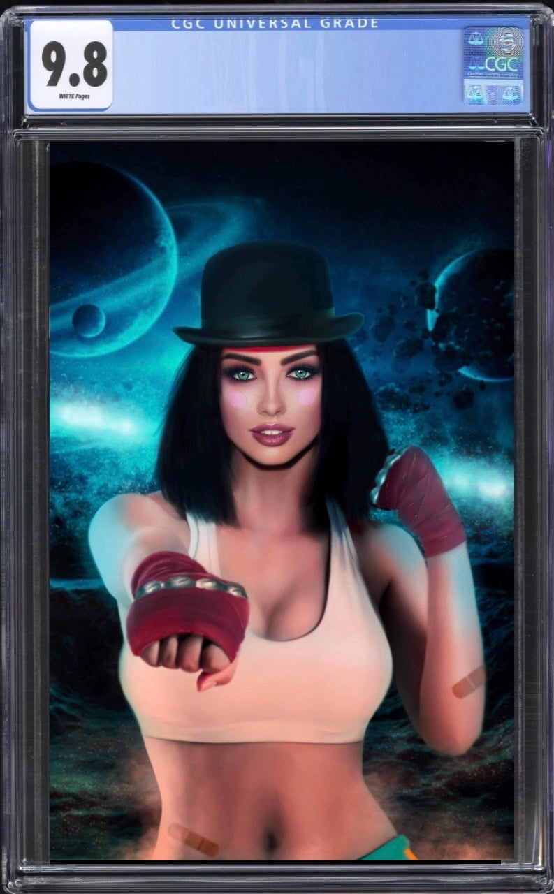 Machine Girl & Space Invaders #1 Rudich Metal CGC 9.8