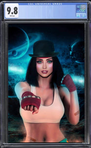 Machine Girl & Space Invaders #1 Rudich Metal CGC 9.8