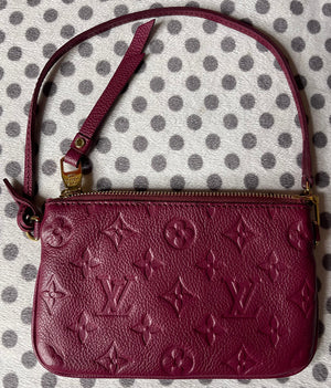 Louis Vuitton Rasin  Empreinte Leather Mini Pochette