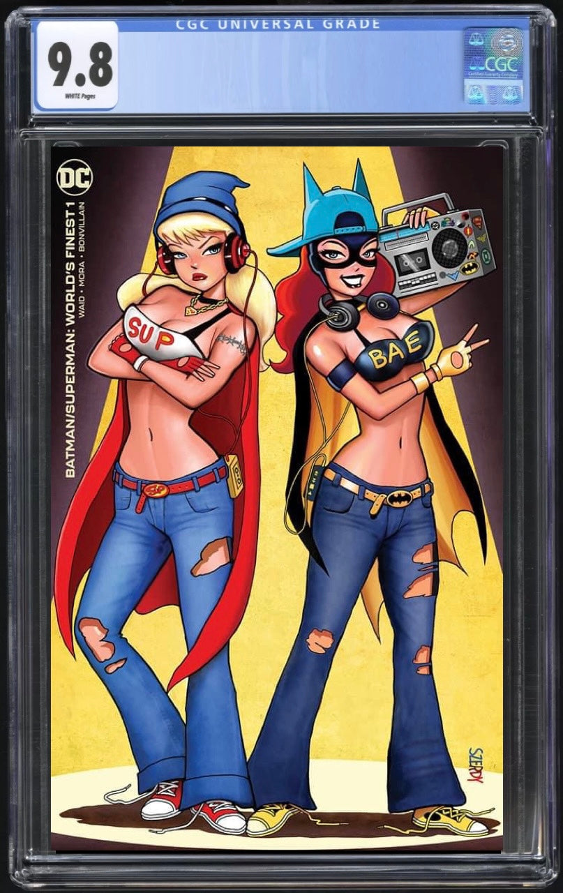 Batman Superman Worlds Finest #1 Szerdy Virgin CGC 9.8