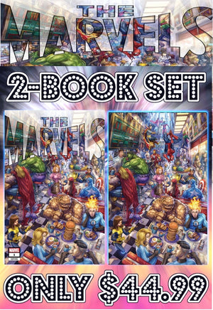 The Marvels #1 Alan Quah Two Book Set