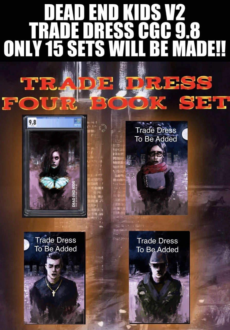 Dead End Kids V2 The Suburban Job Esteban Salinas Trade Dress Four Book Set #1 CGC 9.8