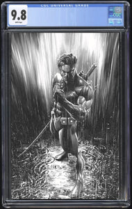 Ninjak #1 Mico Suayan B&W CGC 9.8