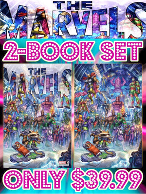 The Marvels #3 Alan Quah Two Book Set