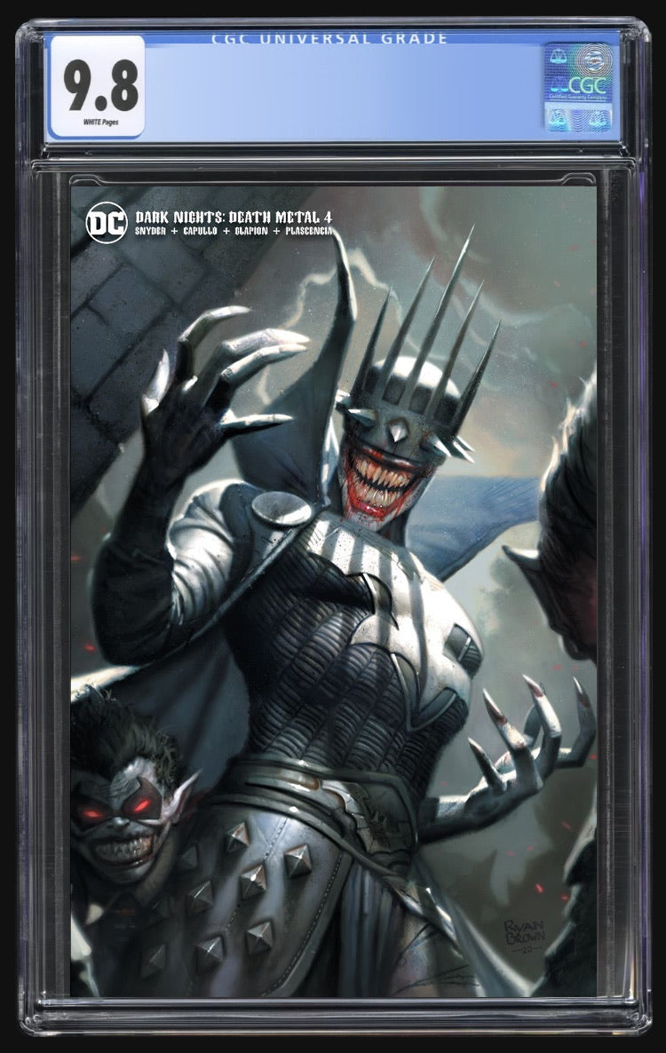 Dark Nights Death Metal 4 Brown Minimal Trade CGC 9.8