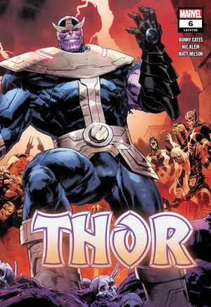 Thor 6 2nd Print Thanos Wraparound