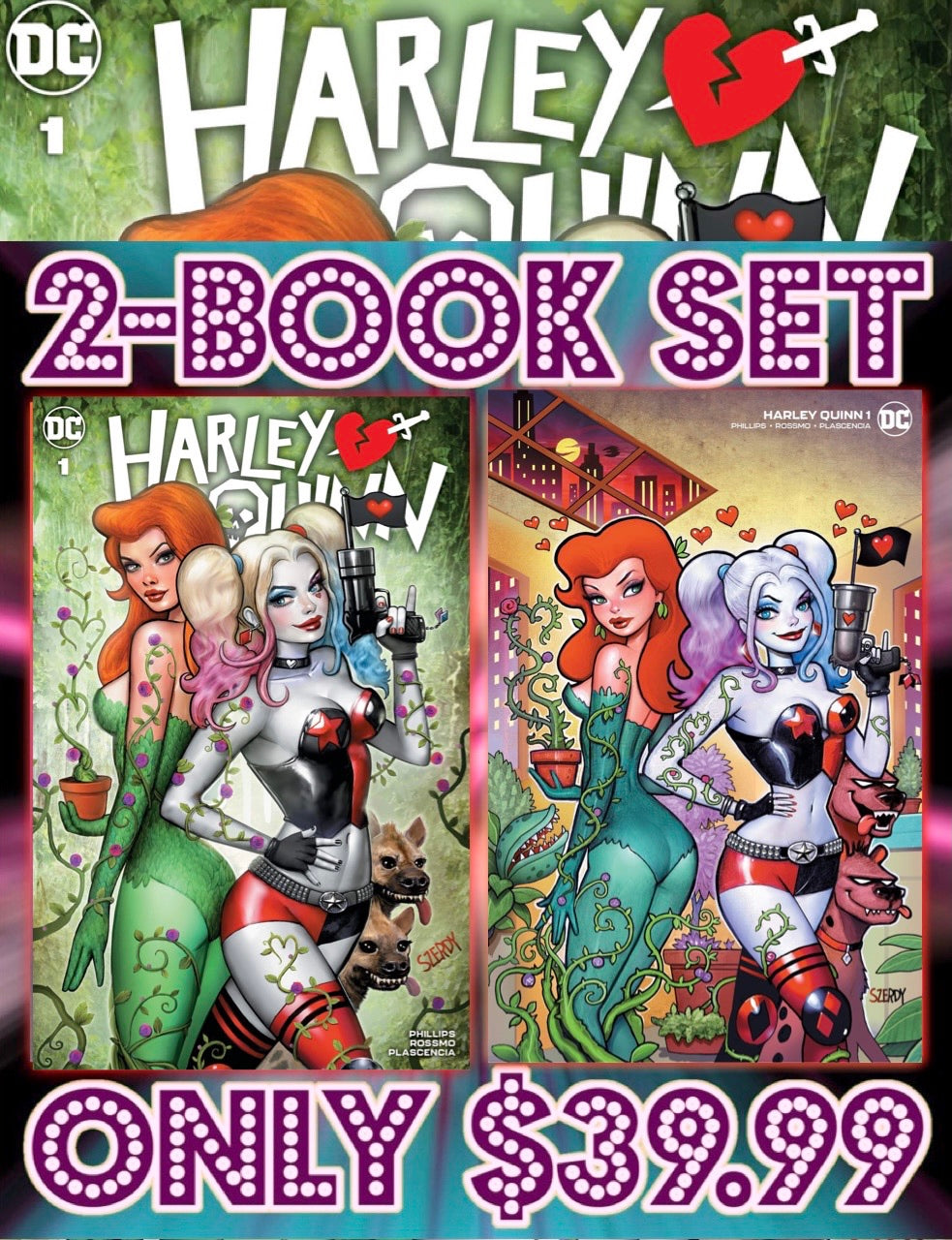 Harley Quinn #1 Szerdy 2 Book Set