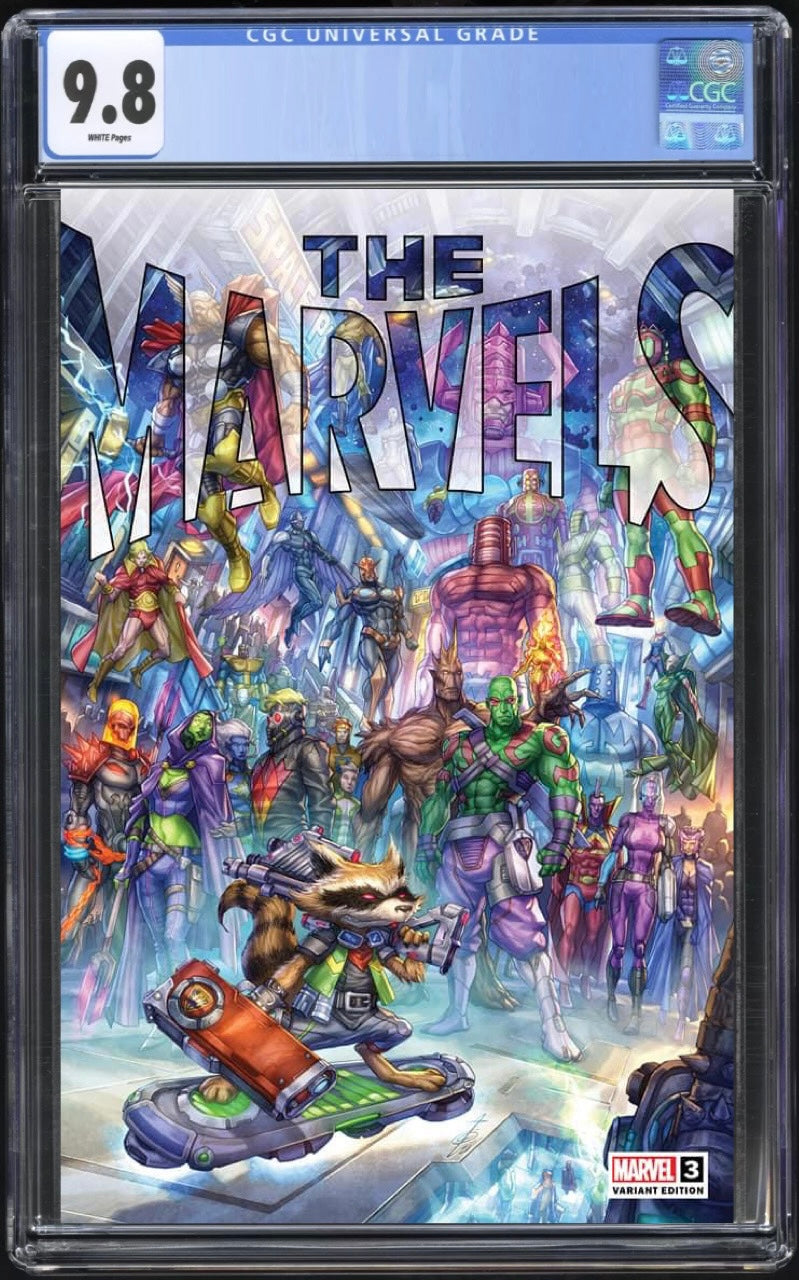 The Marvels #3 Alan Quah Trade CGC 9.8
