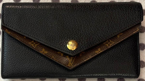 Louis Vuitton Monogram Portfeille Double V Long Bifold Wallet CA4118