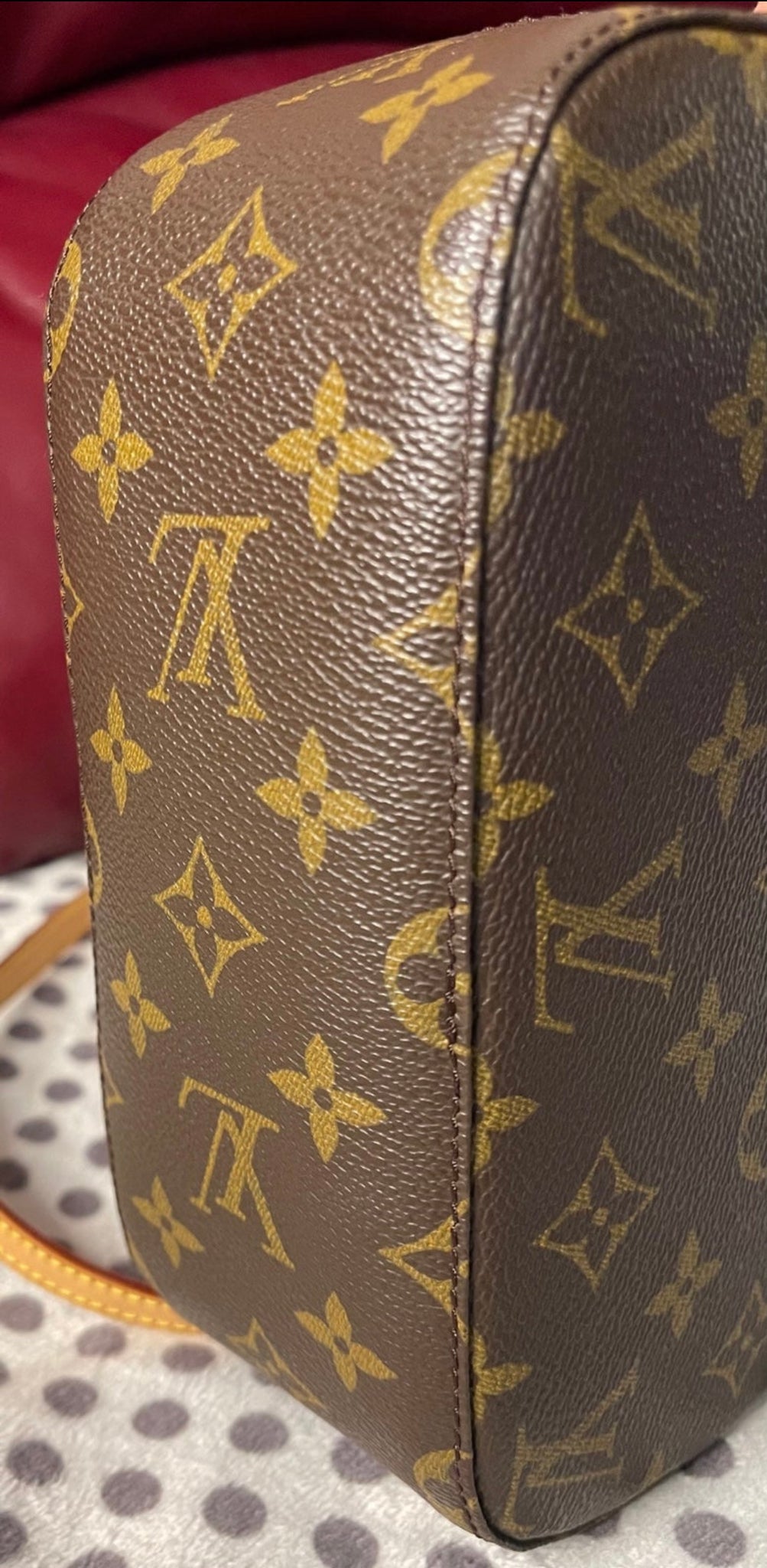 Louis Vuitton Monogram Spontini 2 Way Hand Bag AR0061