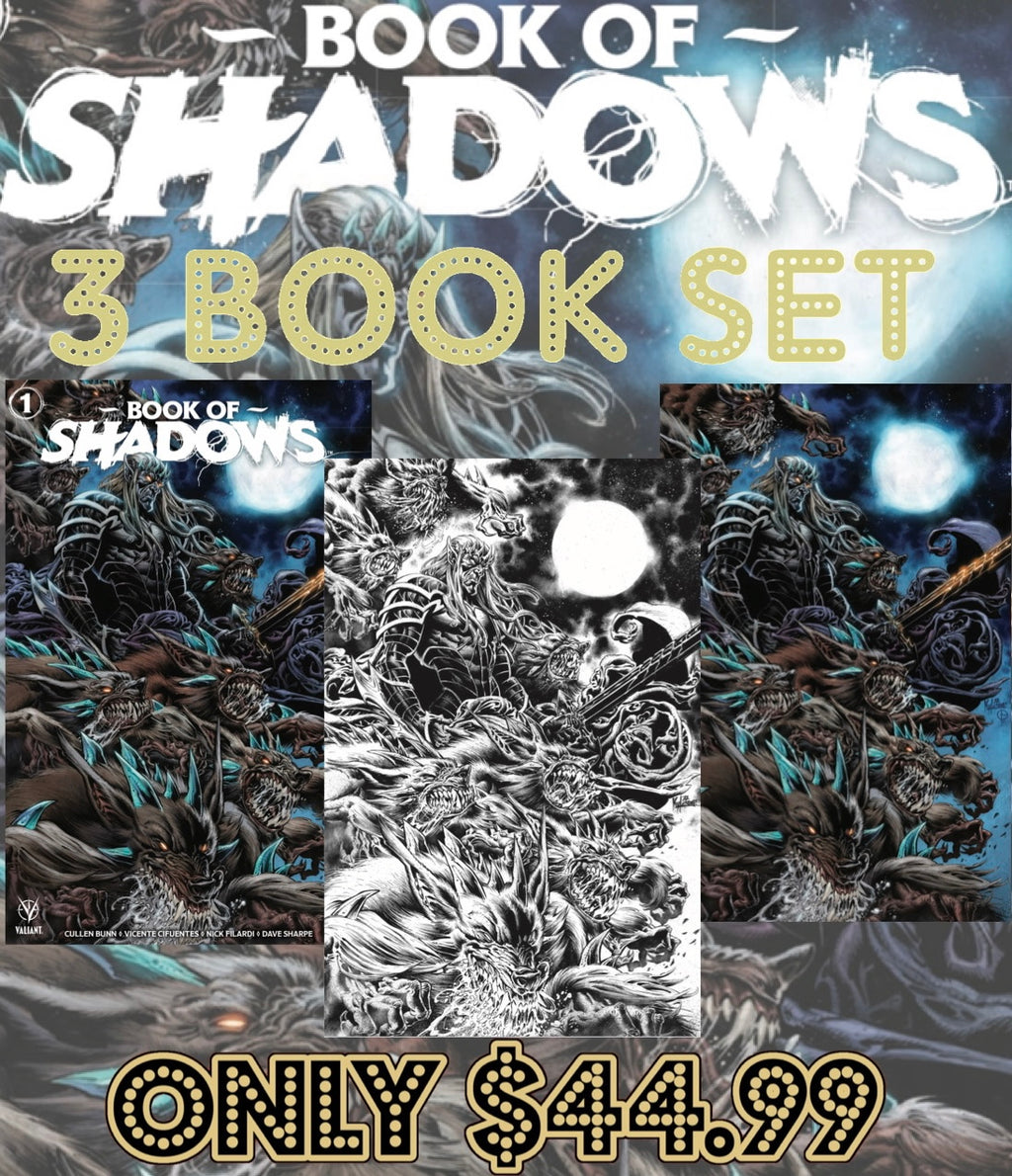 Book of Shadows #1 Kyle Hotz Three Book Set