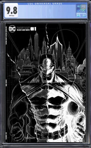 Batman Black and White #1 Kirkham Minimal CGC 9.8