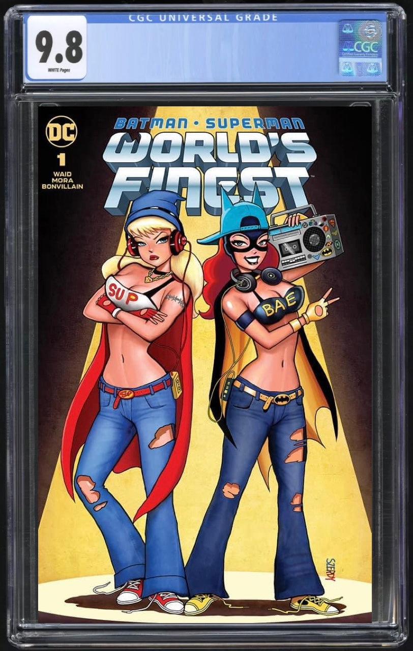 Batman Superman Worlds Finest #1 Szerdy Trade CGC 9.8