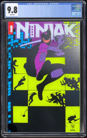 Ninjak #1 Pulido 1:100 Plexiglas Variant CGC 9.8