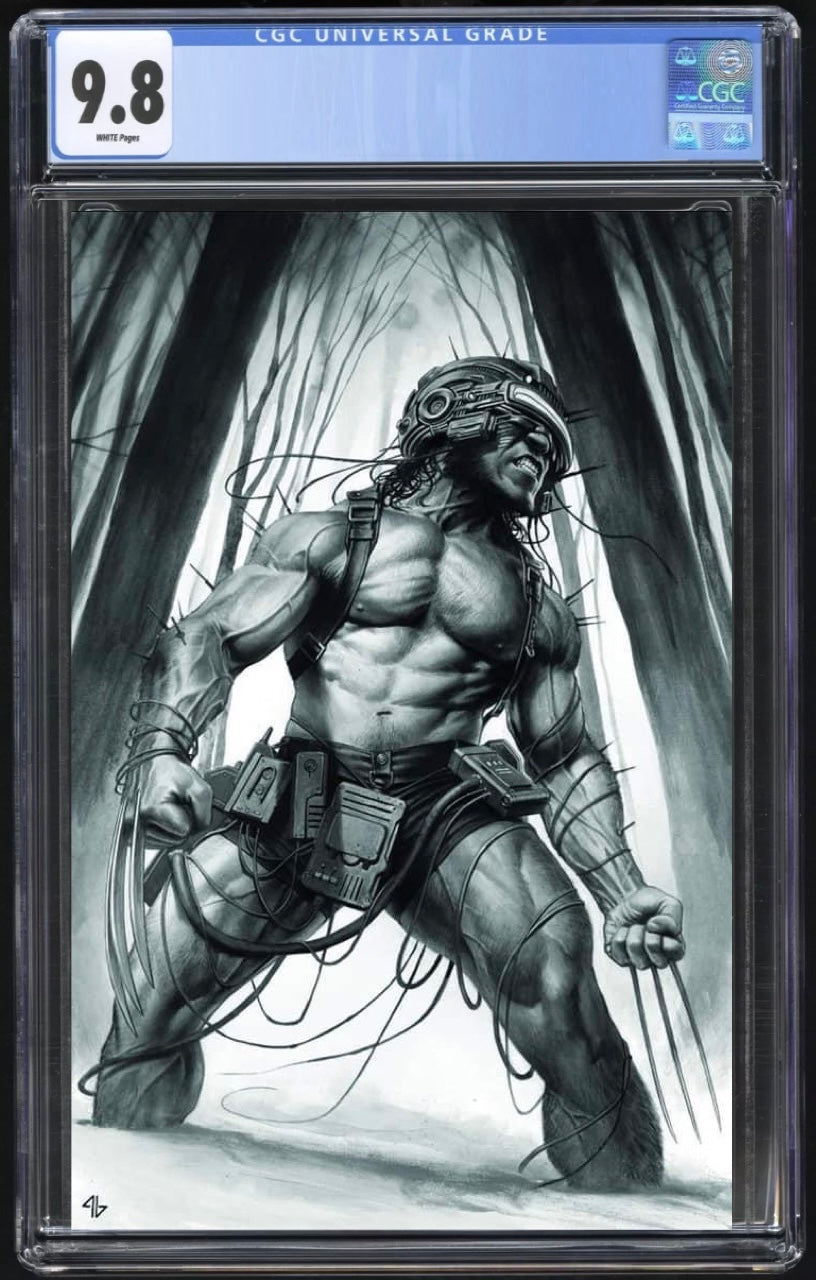 X Lives of Wolverine #4 Granov B&W CGC 9.8
