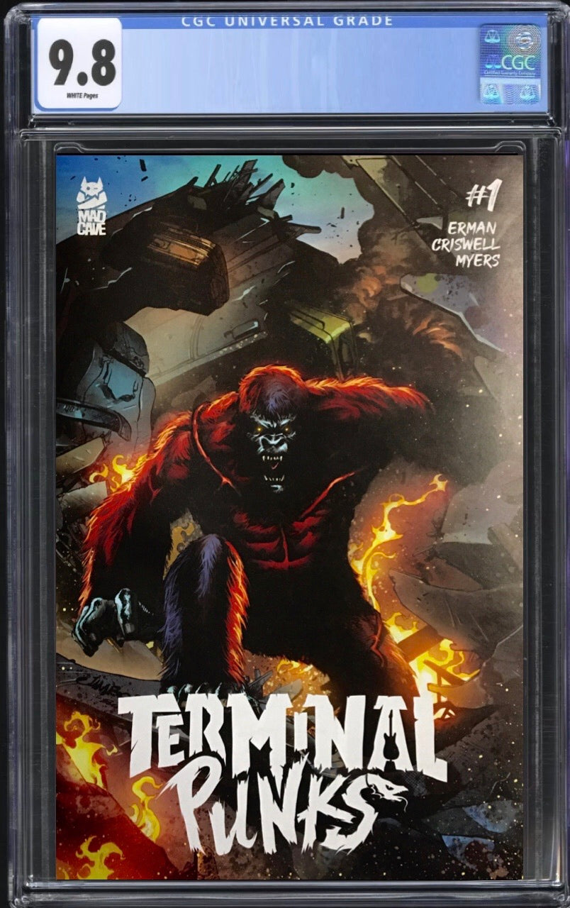 Terminal Punks #1 Jimbo Salgado Trade Dress CGC 9.8