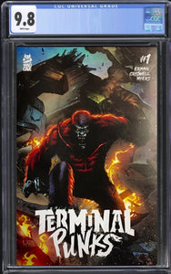 Terminal Punks #1 Jimbo Salgado Trade Dress CGC 9.8