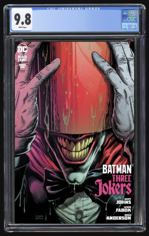 Batman Three Jokers #1  CGC 9.8 Red Hood Cover