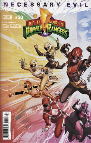Mighty Morphin Power Rangers 50 2 book Connecting Cover Set