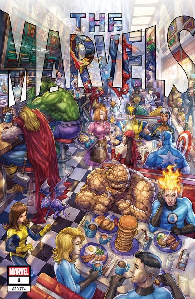 The Marvels #1 Alan Quah Trade Dress