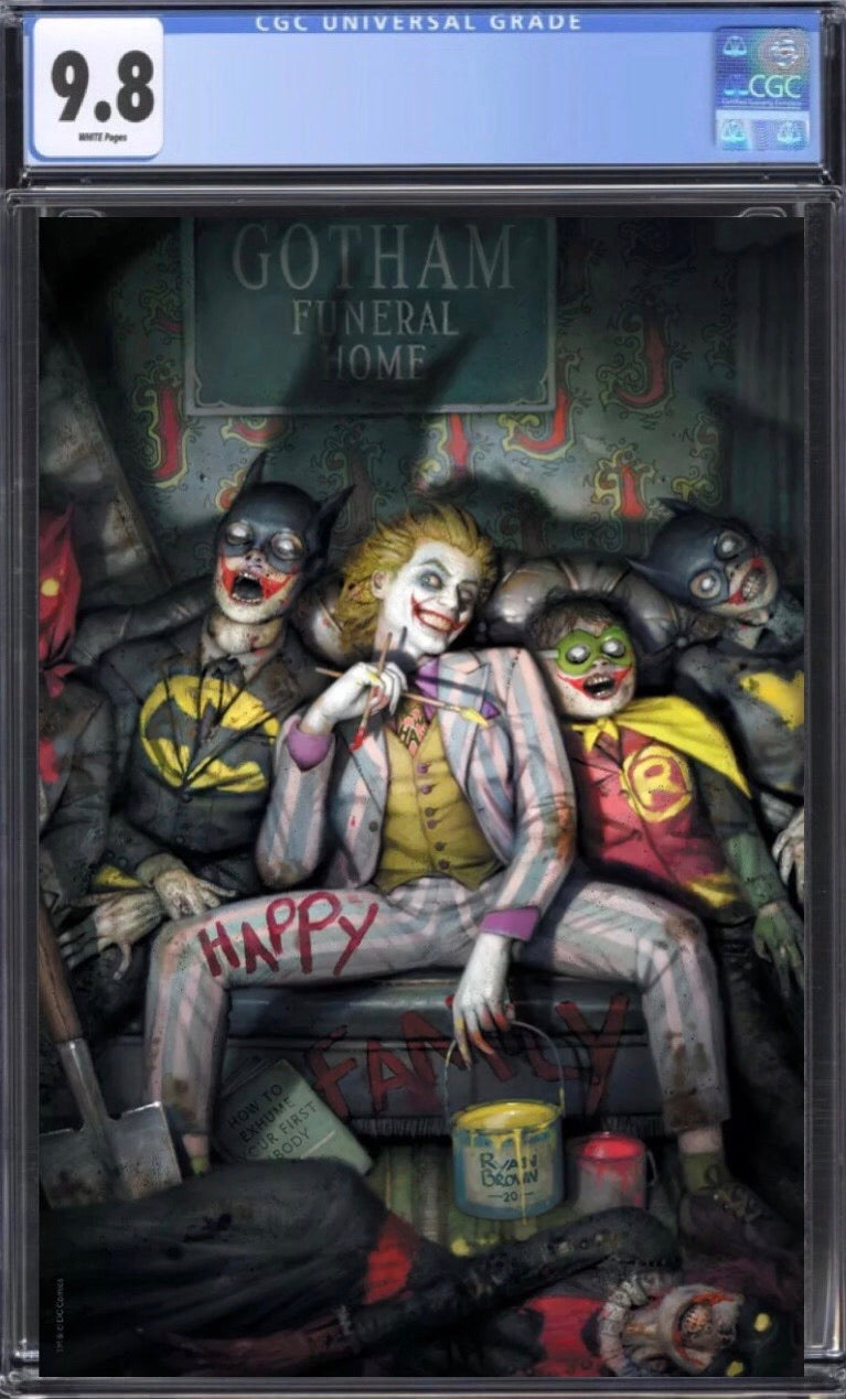 Joker 80th Anniversary Ryan Brown Virgin CGC 9.8