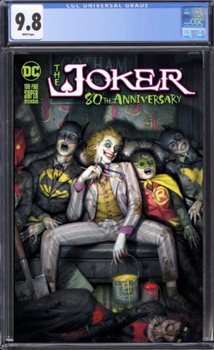 Joker 80th Anniversary Ryan Brown Trade CGC 9.8