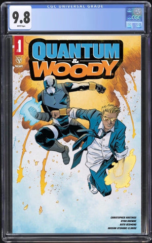 Quantum & Woody #1 Declan Shalvey Trade CGC 9.8