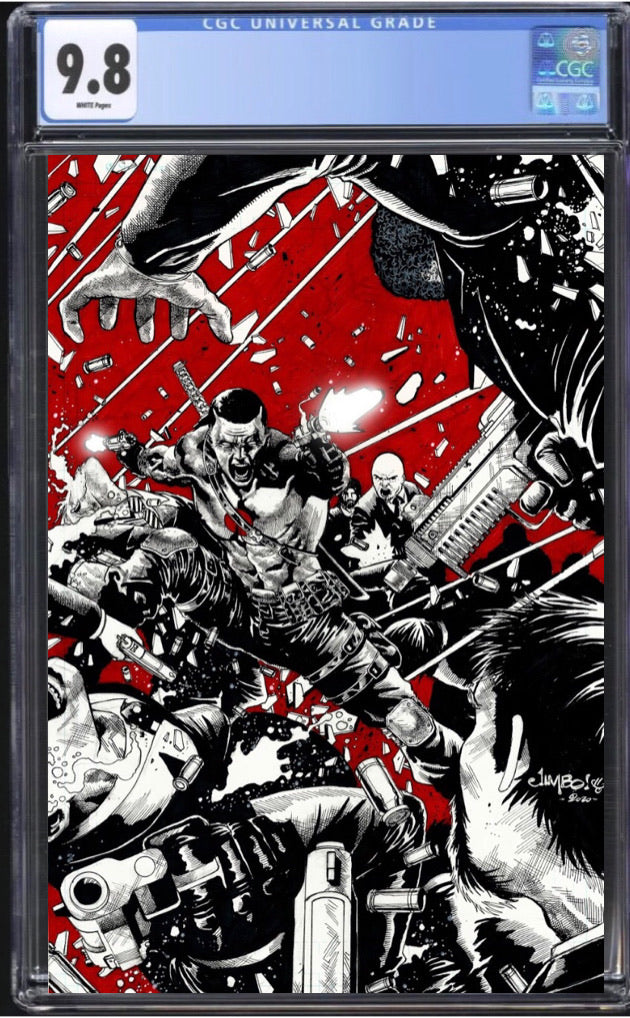 Bloodshot #0 Jimbo Salgado B&W  CGC 9.8