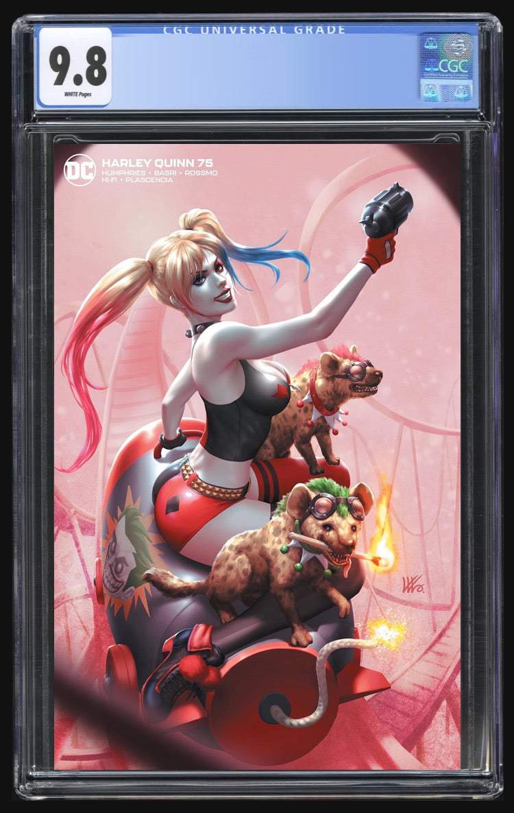 Harley Quinn 75 Kendrick Lim Cover B Pink CGC 9.8