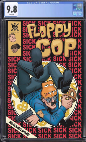 Floppy Cop #1 CGC 9.8 Sickness Award