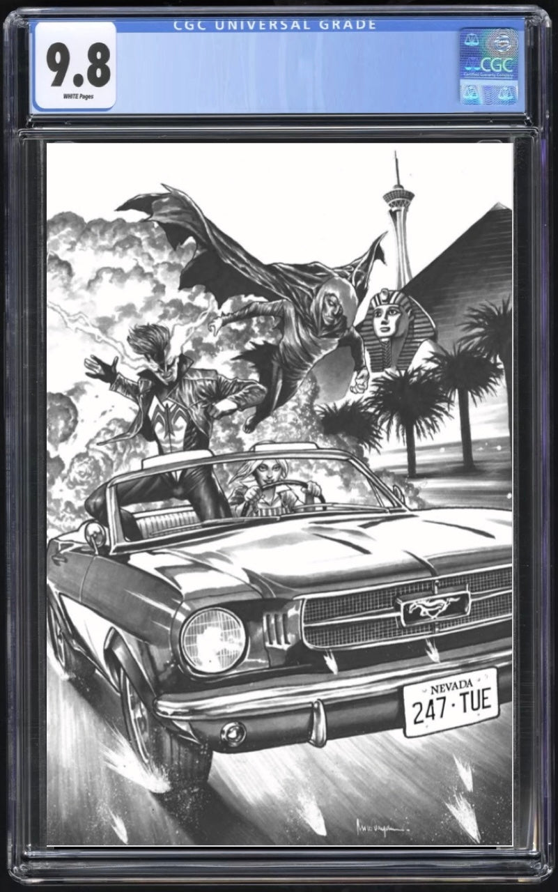 Harbinger 1 Mico Suayan B&W CGC 9.8