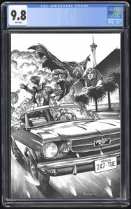 Harbinger 1 Mico Suayan B&W CGC 9.8