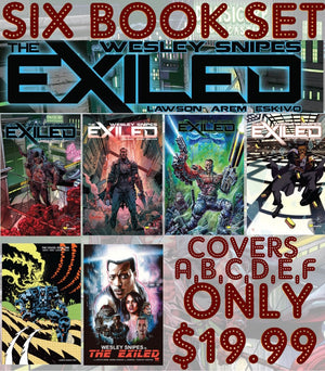The Exiled 6 Book Set Covers A, B, C, D, E, F