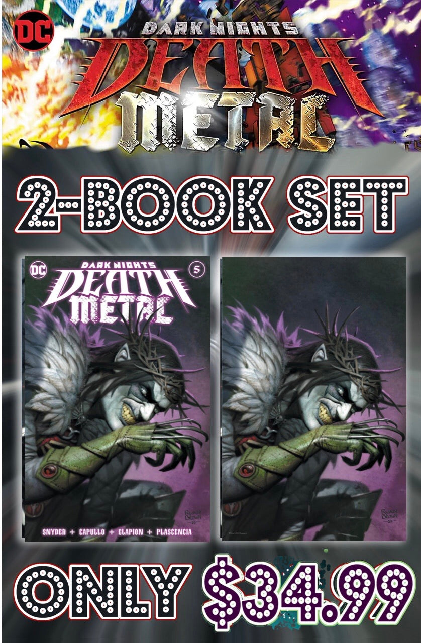 Dark Nights Death Metal 5 Ryan Brown 2 Book set