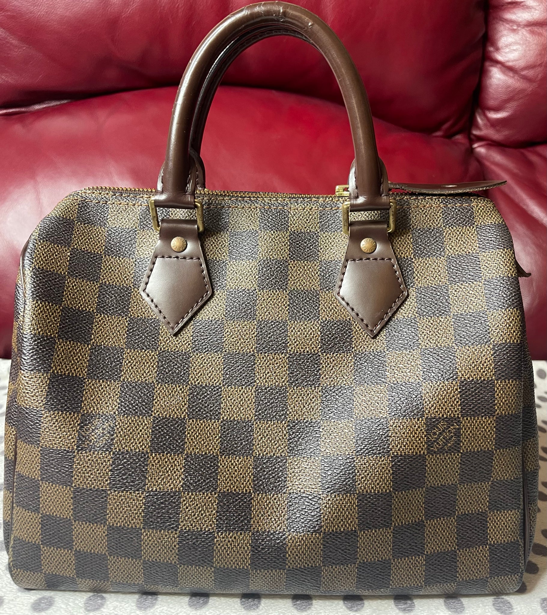 Louis Vuitton Speedy 25 Damier Ebene SP0046 Exchange Collectibles