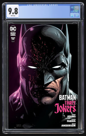 Batman Three Jokers #1  CGC 9.8 Batman Cover