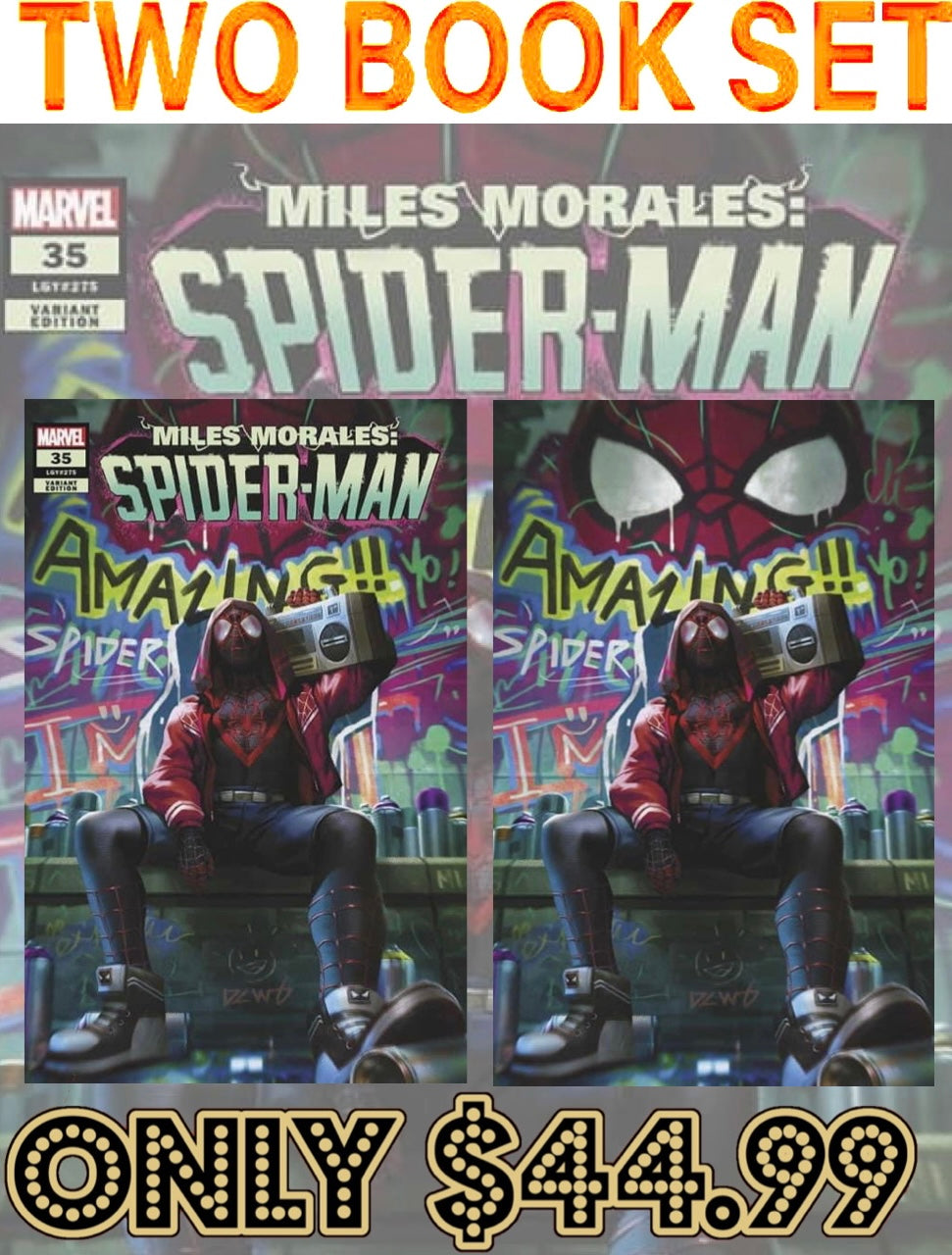 Miles Morales Spider-Man 35 Chew 2 book set
