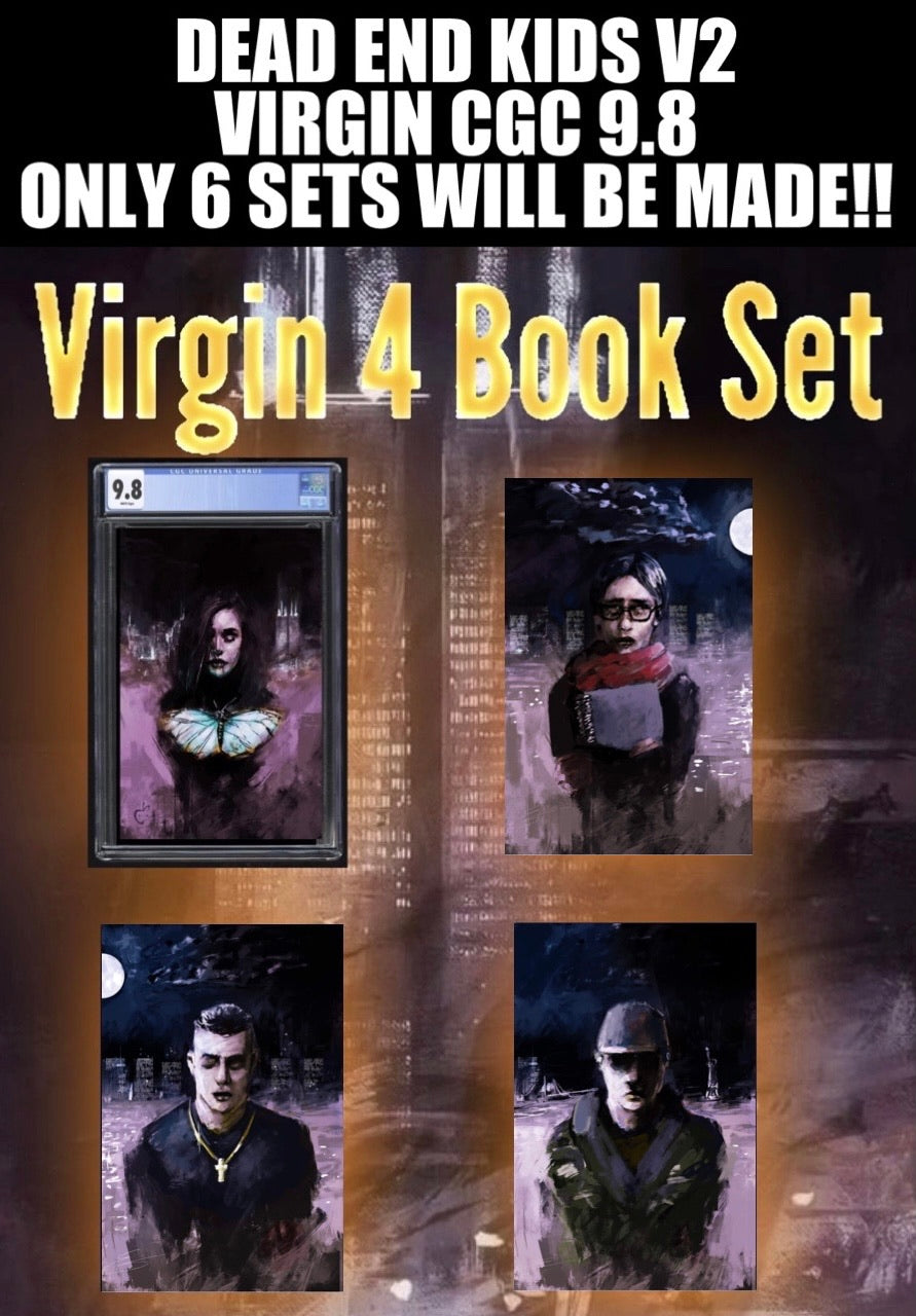 Dead End Kids V2 The Suburban Job Esteban Salinas Virgin Four Book Set #1 CGC 9.8