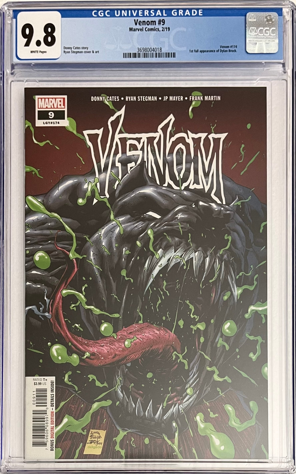 Venom 9 CGC 9.8