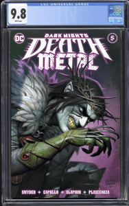 Dark Nights Death Metal 5 Ryan Brown Trade CGC 9.8