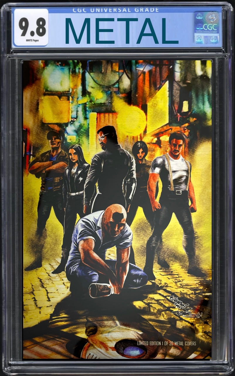 Suicide Jockeys #1 Salgado Garner Metal CGC 9.8