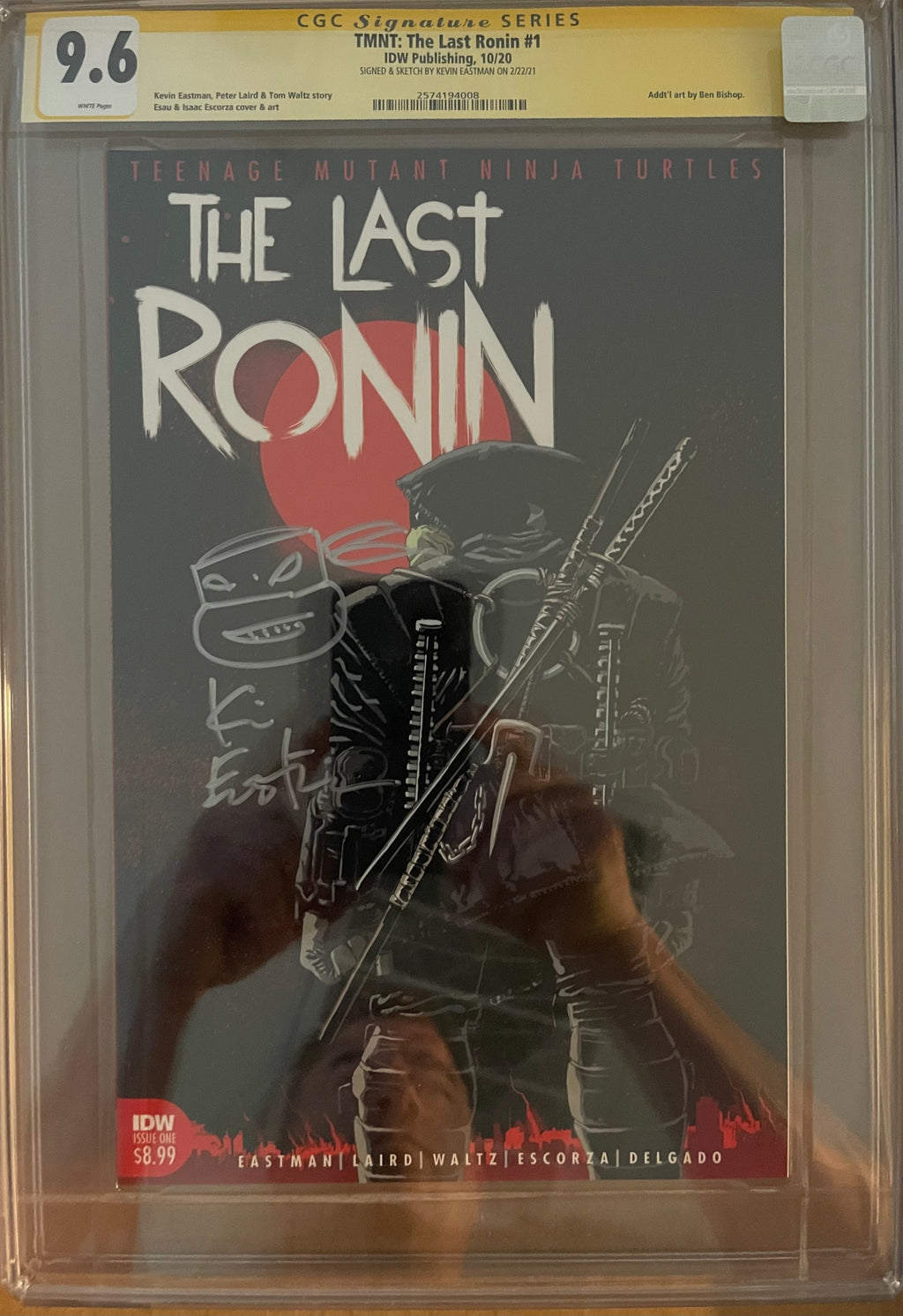 Last Ronin #1 Eastman Signed and Remarked CGC 9.6