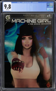 Machine Girl & Space Invaders #1 Rudich Trade CGC 9.8